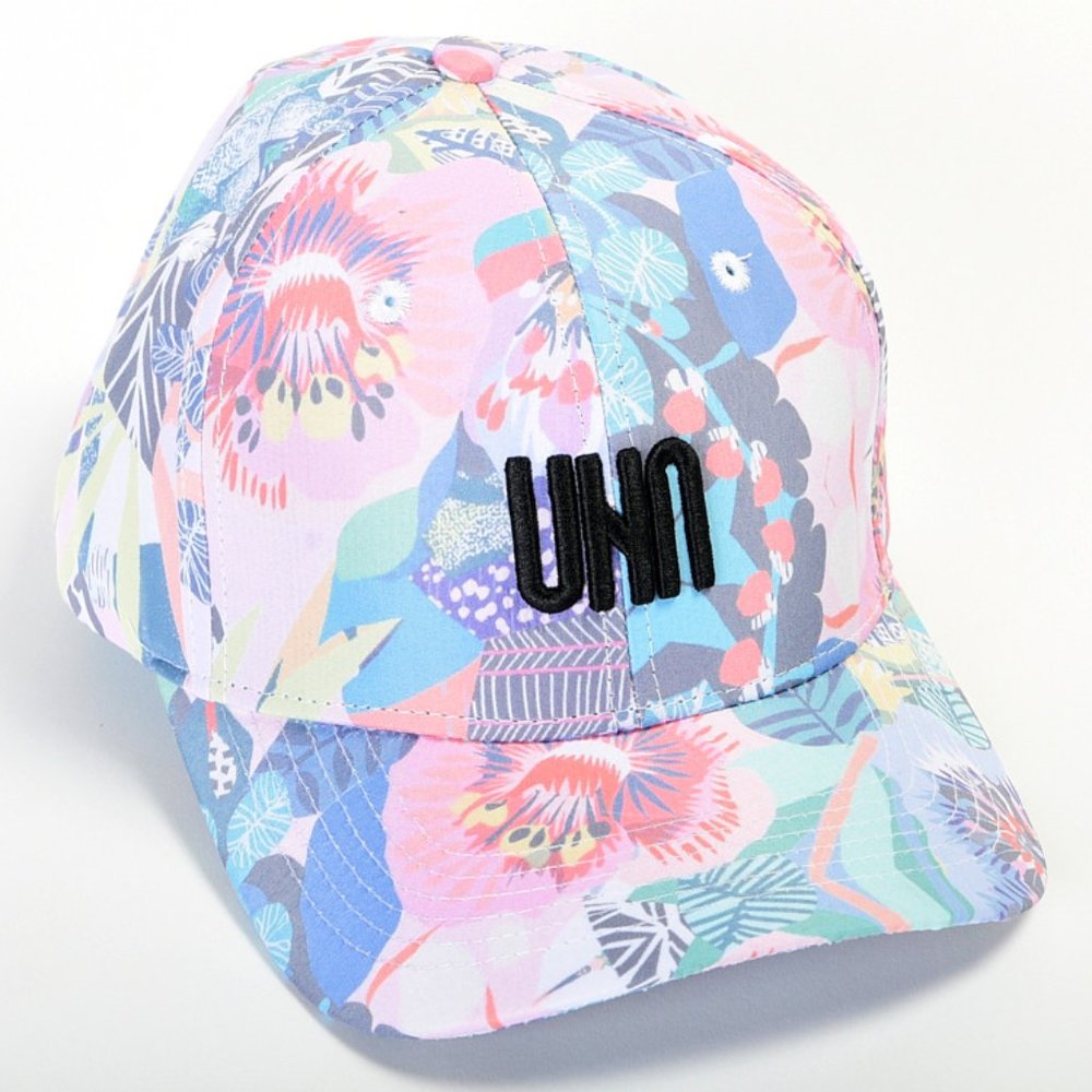 Unu, Pastel Tropical Print, Baseball Cap